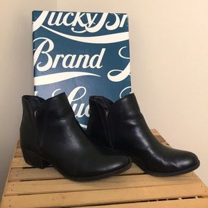 Lucky Brand Black Booties